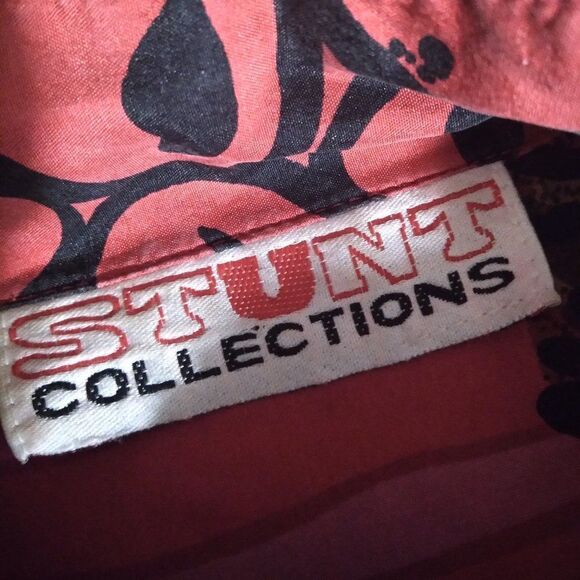 Vintage Stunt Collections Abstract Pattern Silk Shirt - Picture 7 of 7